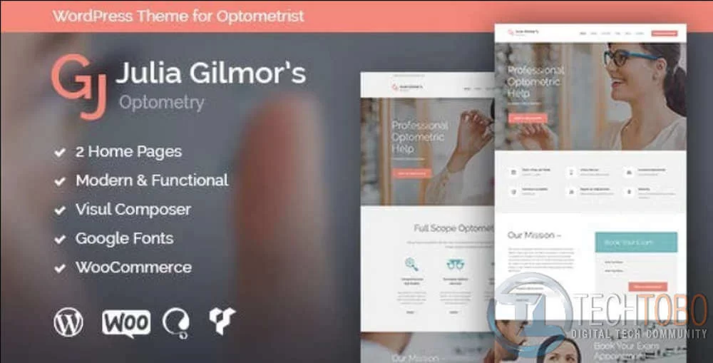 Optometry, Optician Optics Store Medical WordPress Theme. Themeforest 16021618 Optometry.