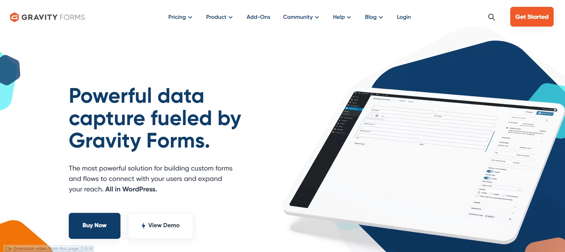 Download Gravity Forms is the Easiest Tool to Create Advanced Forms for Your WordPress