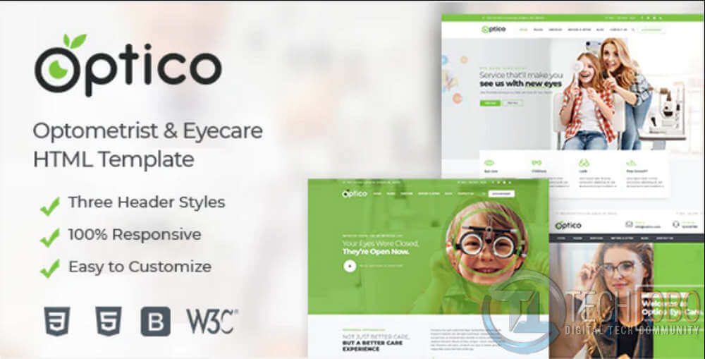 Optico, Eyecare HTML Template