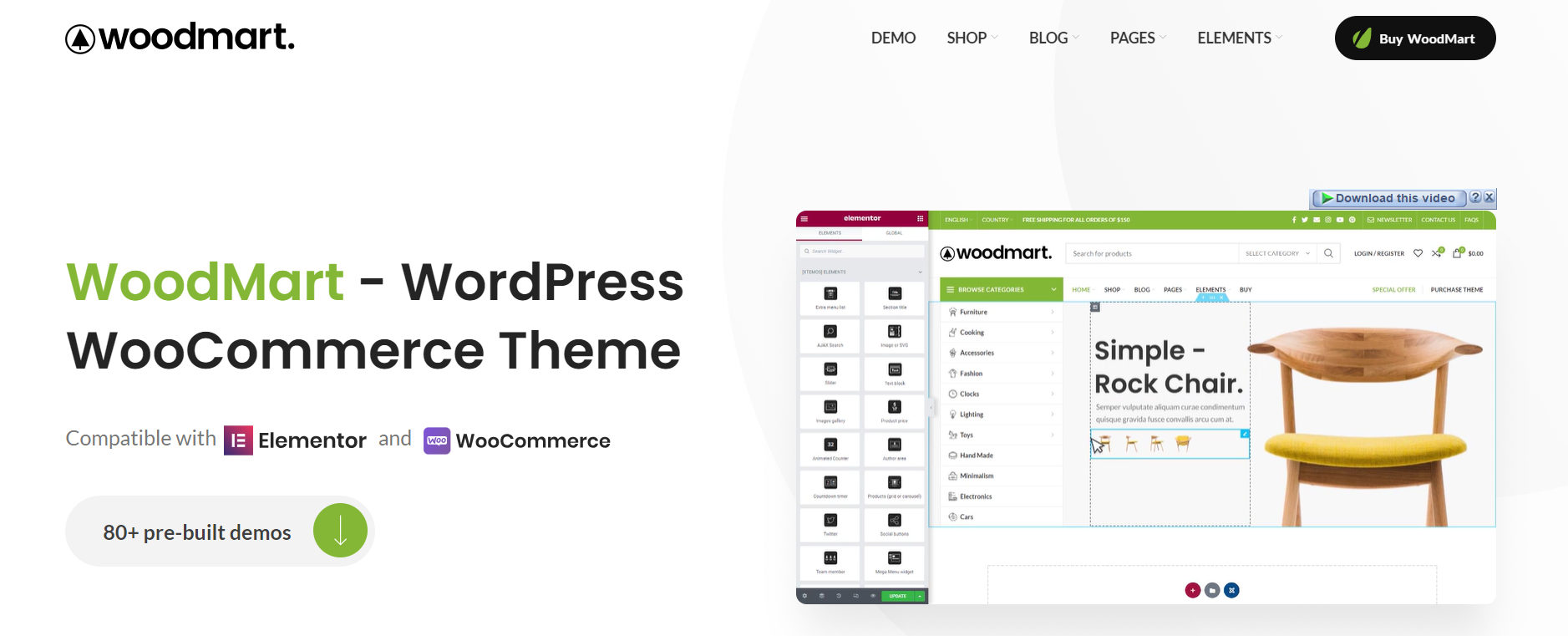 Download Free WoodMart - Responsive WooCommerce WordPress Theme