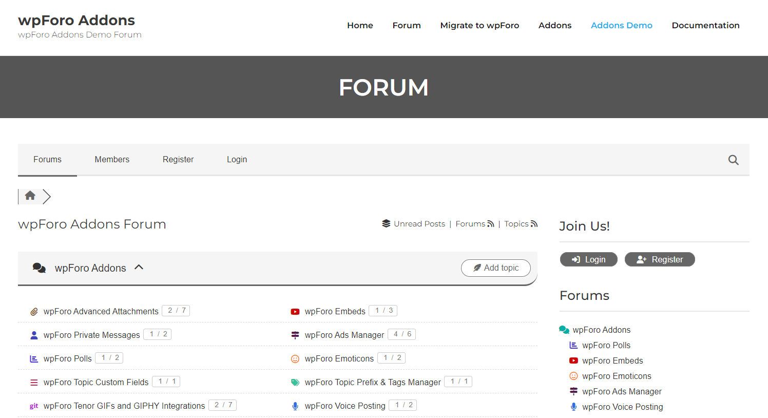 Download wpForo Forum Plugin Premium Addons