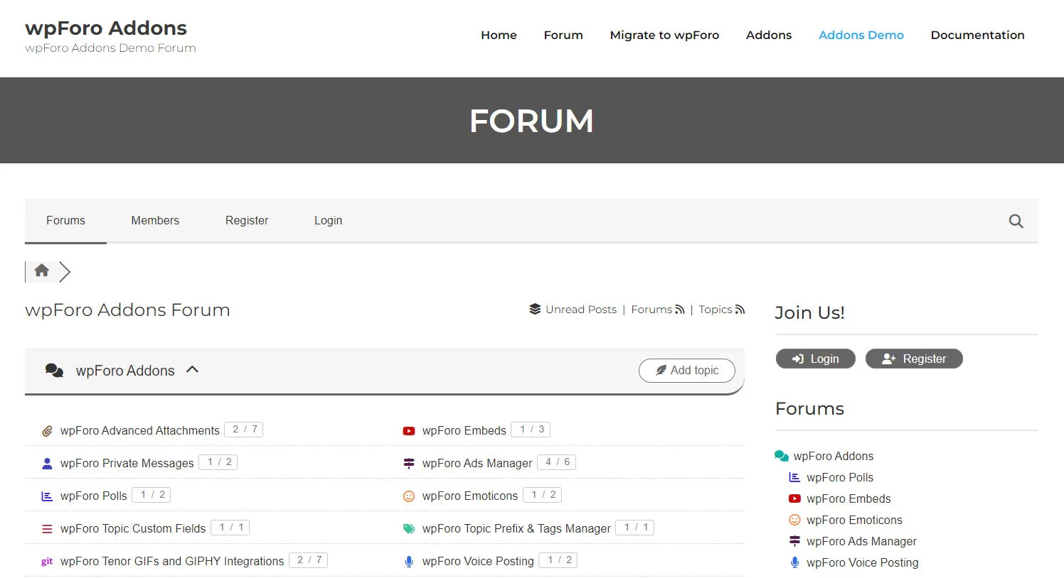Download wpForo Forum Plugin Premium Addons